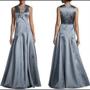 NWT Black Halo Sleeveless Asymmetric Ball Gown 6